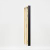 Efektní dřevěný rám profil 35 černý 10,5x14,8 cm normální sklo