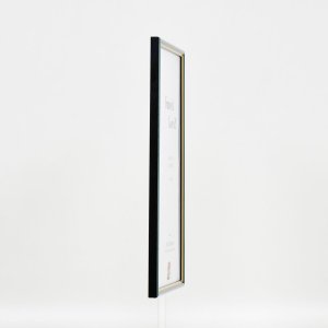 Efektní dřevěný rám profil 23 modrý 10,5x14,8 cm antireflexní sklo