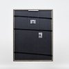 Efektní dřevěný rám profil 23 modrý 10,5x14,8 cm antireflexní sklo