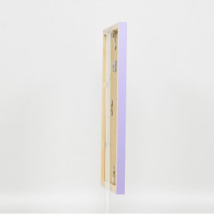 Dřevěný rám Top Cube 10,5x14,8 cm lila antireflexní sklo