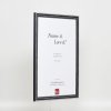 Efektní dřevěný rámový profil 38 šedý 10,5x14,8 cm antireflexní sklo