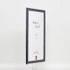 Efektní dřevěný rámový profil 38 šedý 10,5x14,8 cm antireflexní sklo
