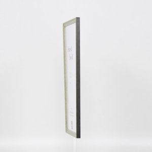 Efektní rám z masivního dřeva profil 25 zelený 10,5x14,8 cm akrylové sklo
