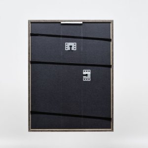 Efektní dřevěný rám profil 23 modrý 10,5x14,8 cm muzejní sklo