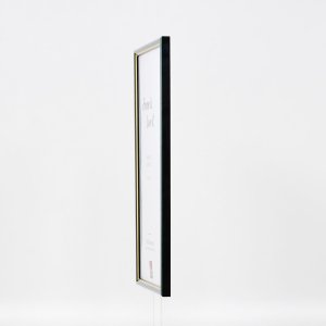Efektní dřevěný rám profil 23 modrý 10,5x14,8 cm muzejní sklo