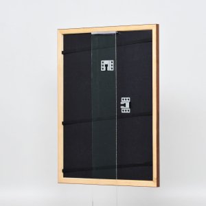 Efektní dřevěný rám profil 89 tmavě hnědý 10,5x14,8 cm antireflexní sklo