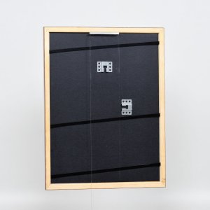 Efektní dřevěný rám profil 89 tmavě hnědý 10,5x14,8 cm antireflexní sklo