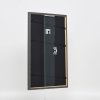 Efektní rám z masivního dřeva profil 25 modrý 10,5x14,8 cm muzejní sklo