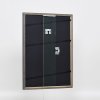 Efektní rám z masivního dřeva profil 25 šedý 10,5x14,8 cm muzejní sklo