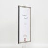 Efektní rám z masivního dřeva profil 25 šedý 10,5x14,8 cm muzejní sklo