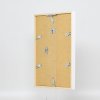 Efektní dřevěný rám profil 35 bílý 10,5x14,8 cm normální sklo + distanční rámeček