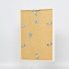 Efektní dřevěný rám profil 35 bílý 10,5x14,8 cm normální sklo + distanční rámeček