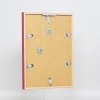 Efektní dřevěný rám profil 35 červený 10,5x14,8 cm normální sklo + distanční rámeček