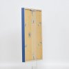 Efektní dřevěný rám profil 35 modrý 10,5x14,8 cm normální sklo + distanční rámeček