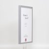 Efektní dřevěný rám profil 35 světle šedý 10,5x14,8 cm normální sklo + distanční rámeček