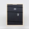 Efektní dřevěný rám profil 38 bílý 10,5x14,8 cm muzejní sklo
