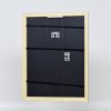 Efektní dřevěný rám profil 21 modrý 10,5x14,8 cm muzejní sklo