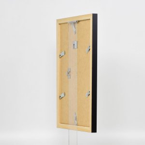 Dřevěný rám s efektem Top N černý 10,5x14,8 cm muzejní sklo