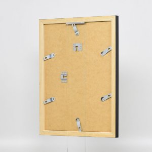Dřevěný rám s efektem Top N černý 10,5x14,8 cm muzejní sklo
