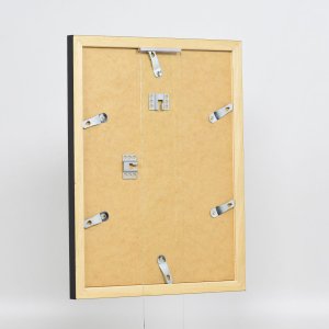 Dřevěný rám s efektem Top N černý 10,5x14,8 cm muzejní sklo