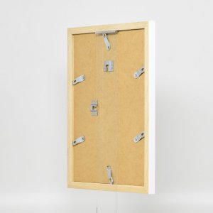 Dřevěný rám s efektem Top N bílý 10,5x14,8 cm muzejní sklo