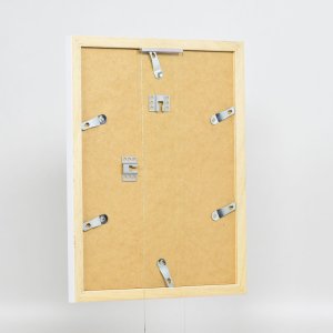 Dřevěný rám s efektem Top N bílý 10,5x14,8 cm muzejní sklo