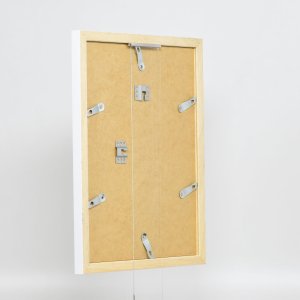 Dřevěný rám s efektem Top N bílý 10,5x14,8 cm muzejní sklo