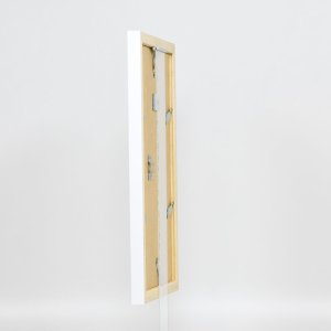 Dřevěný rám s efektem Top N bílý 10,5x14,8 cm muzejní sklo