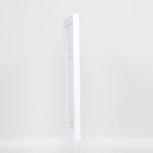 Dřevěný rám s efektem Top N bílý 10,5x14,8 cm muzejní sklo