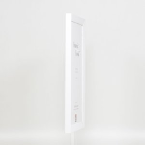 Dřevěný rám s efektem Top N bílý 10,5x14,8 cm muzejní sklo