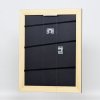 Efektní rám z masivního dřeva profil 30 černý 10,5x14,8 cm muzejní sklo