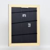 Efektní rám z masivního dřeva profil 30 černý 10,5x14,8 cm muzejní sklo