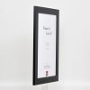 Efektní rám z masivního dřeva profil 30 černý 10,5x14,8 cm muzejní sklo