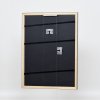 Efektní dřevěný rám profil 2070 normální sklo 10,5x14,8 cm stříbrný