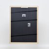 Efektní dřevěný rám profil 2070 normální sklo 10,5x14,8 cm stříbrný