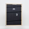 Efektní dřevěný rám profil 2070 normální sklo 10,5x14,8 cm stříbrný