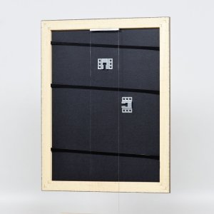 Efektní dřevěný rám profil 94 zlatý 10,5x14,8 cm antireflexní sklo