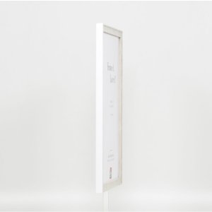 Efektní dřevěný rám profil 2070 akrylové sklo 10,5x14,8 cm bílý
