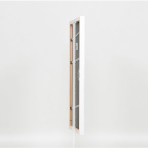 Efektní dřevěný rám profil 2070 akrylové sklo 10,5x14,8 cm bílý