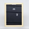 Efektní dřevěný barokní rám profil 37 antické zlato 10,5x14,8 cm muzejní sklo