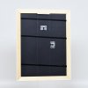 Efektní dřevěný barokní rám profil 37 bílý 10,5x14,8 cm muzejní sklo