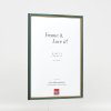 Efektní dřevěný rám profil 23 modrý 13x13 cm antireflexní sklo