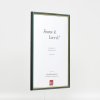 Efektní dřevěný rám profil 23 modrý 13x13 cm antireflexní sklo