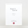 Efektní dřevěný rámový profil 35 bílý 13x13 cm antireflexní sklo
