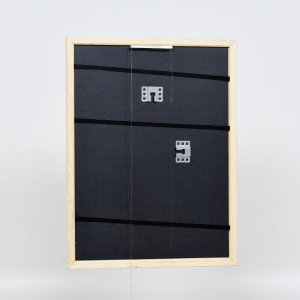Efektní dřevěný rámový profil 38 bílý 13x13 cm antireflexní sklo