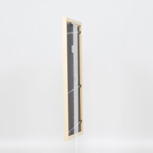 Efektní dřevěný rám profil 89 bílý 13x13 cm normální sklo