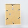 Efektní dřevěný rám profil 33 bílý 13x13 cm antireflexní sklo