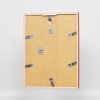 Efektní dřevěný rám profil 35 červený 13x13 cm normální sklo + distanční rámeček