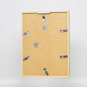 Efektní dřevěný rám profil 35 zelený 13x13 cm normální sklo + distanční rámeček