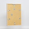 Efektní dřevěný rám profil 35 světle hnědý 13x13 cm normální sklo + distanční rámeček